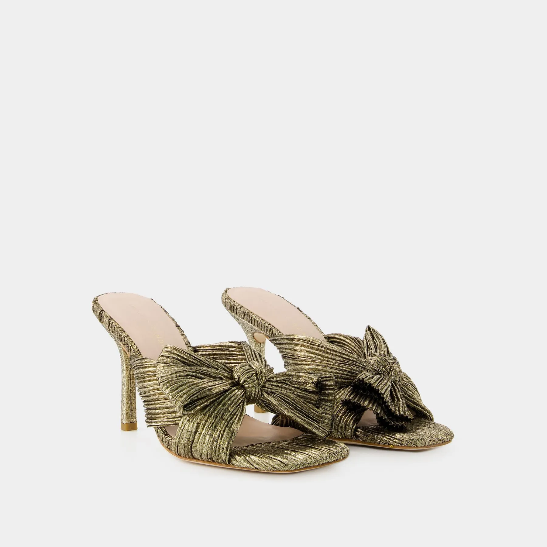 Loeffler Randall  Claudia Sandals - Loeffler Randall - Synthetic Leather - Gold