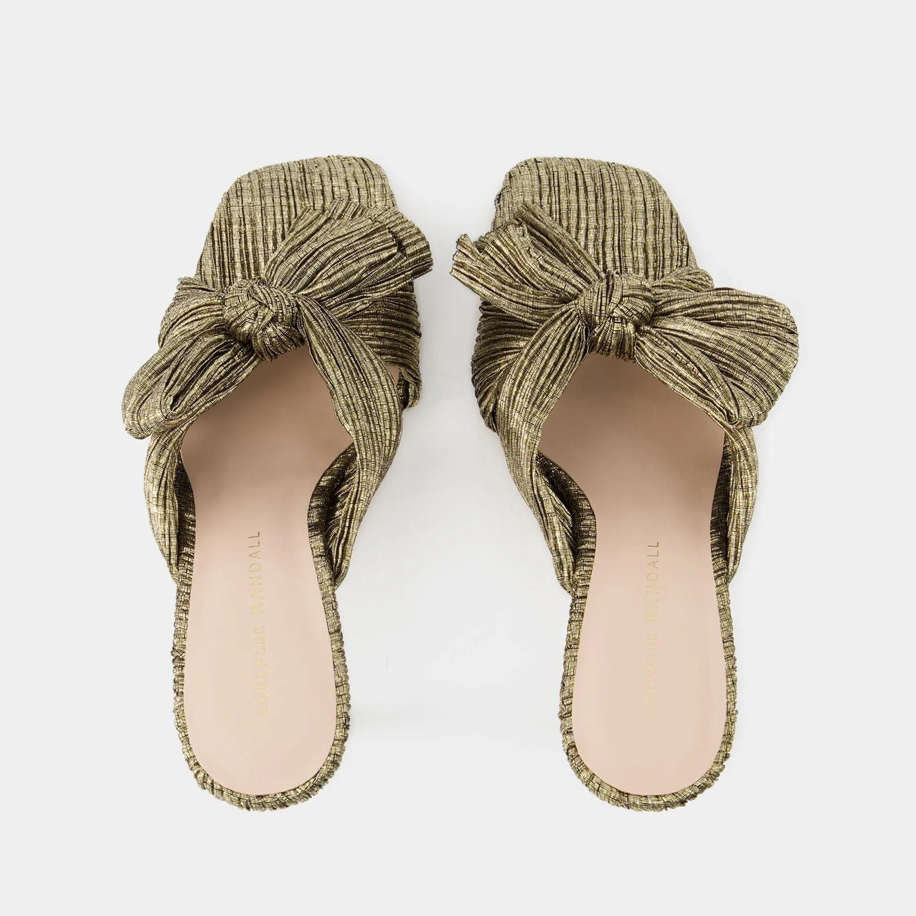 Loeffler Randall  Claudia Sandals - Loeffler Randall - Synthetic Leather - Gold