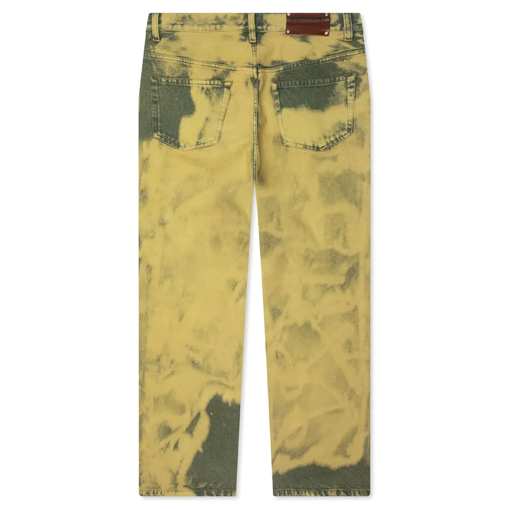 Loose Fit Jeans - Lime