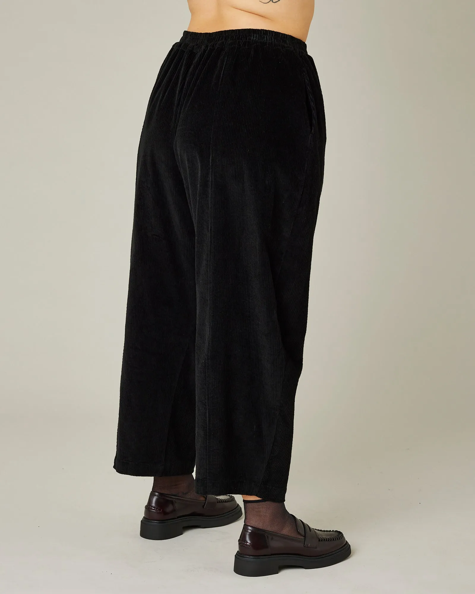 Mabel Black Cord Trousers