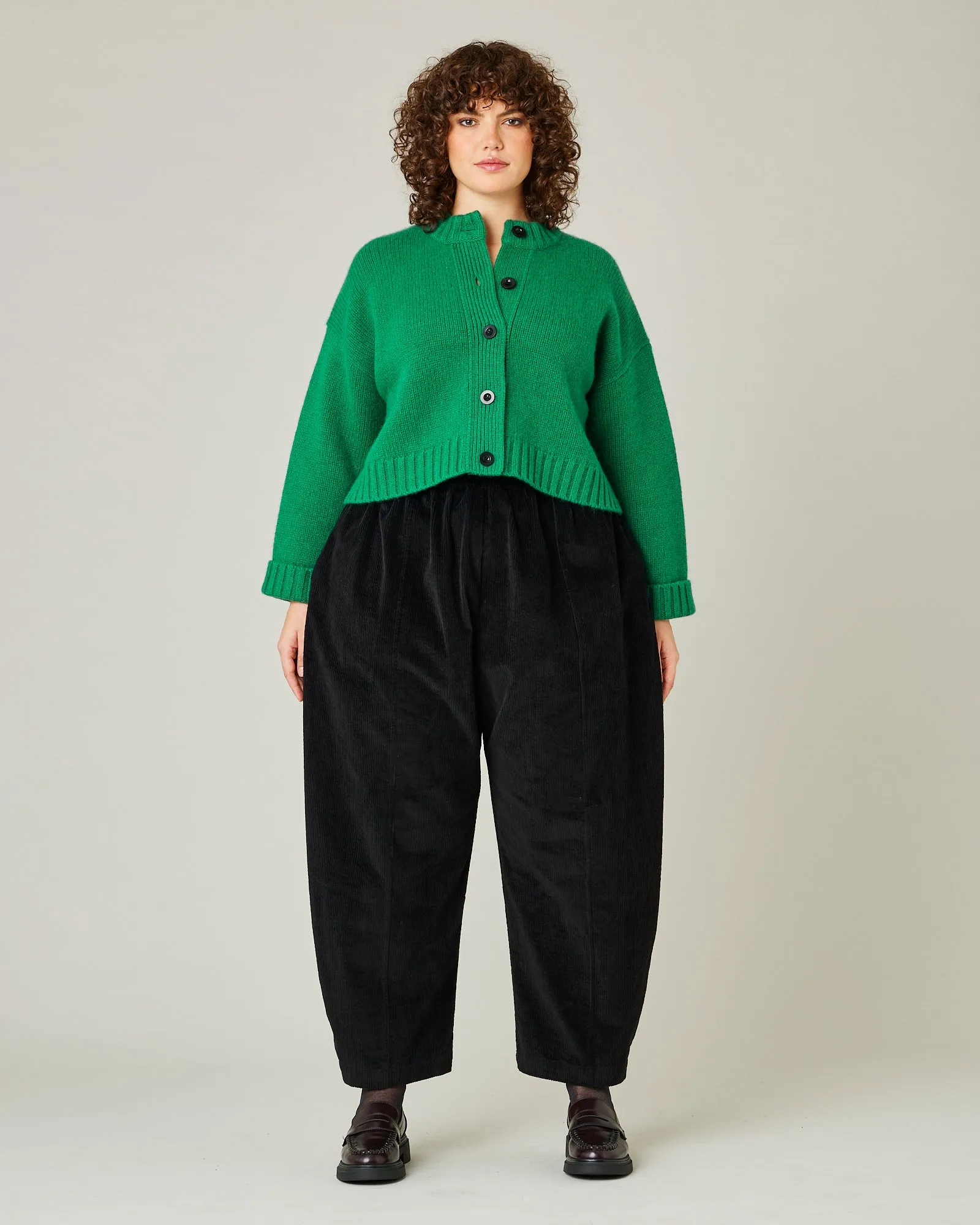 Mabel Black Cord Trousers