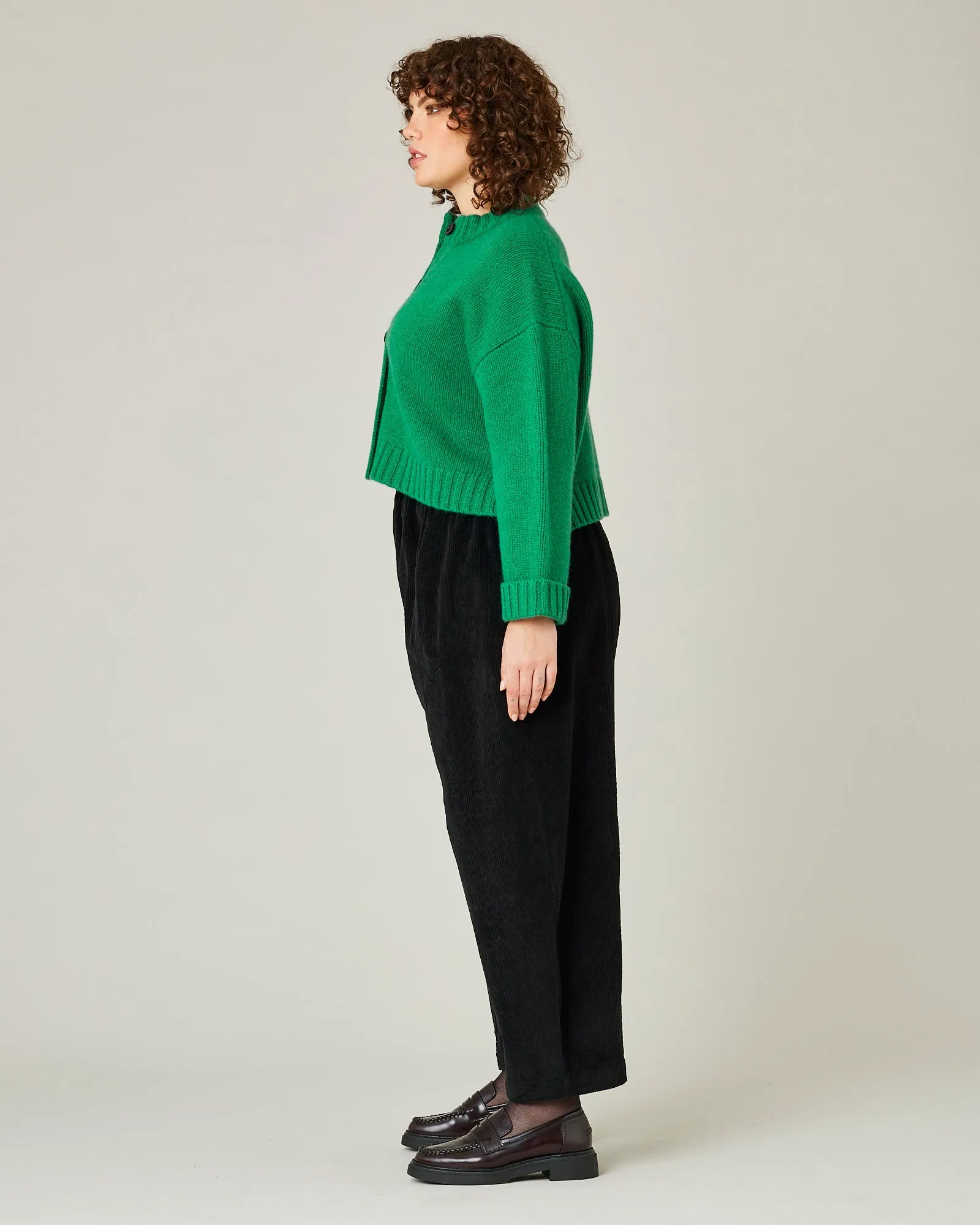 Mabel Black Cord Trousers