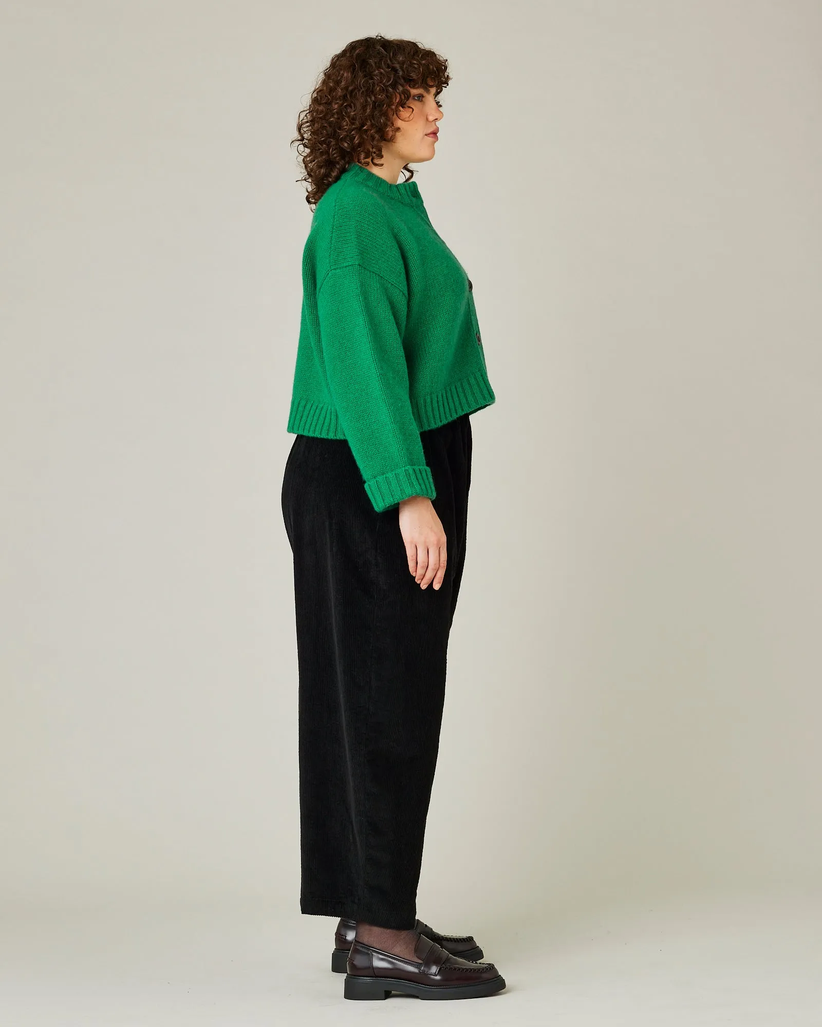 Mabel Black Cord Trousers