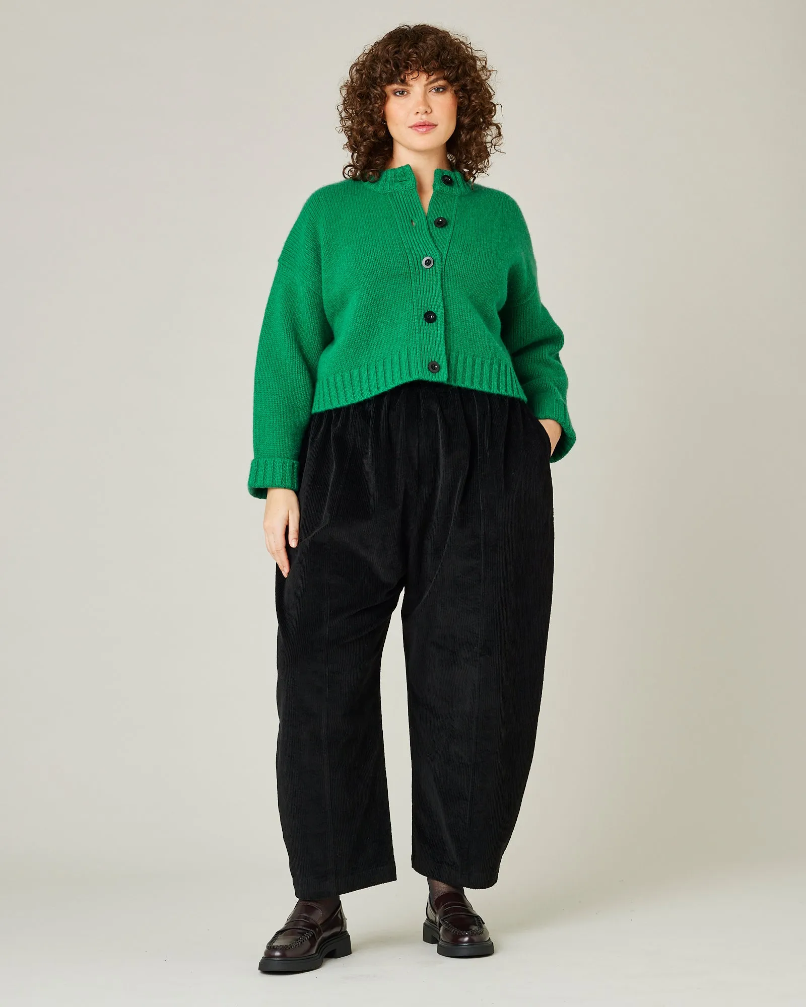 Mabel Black Cord Trousers