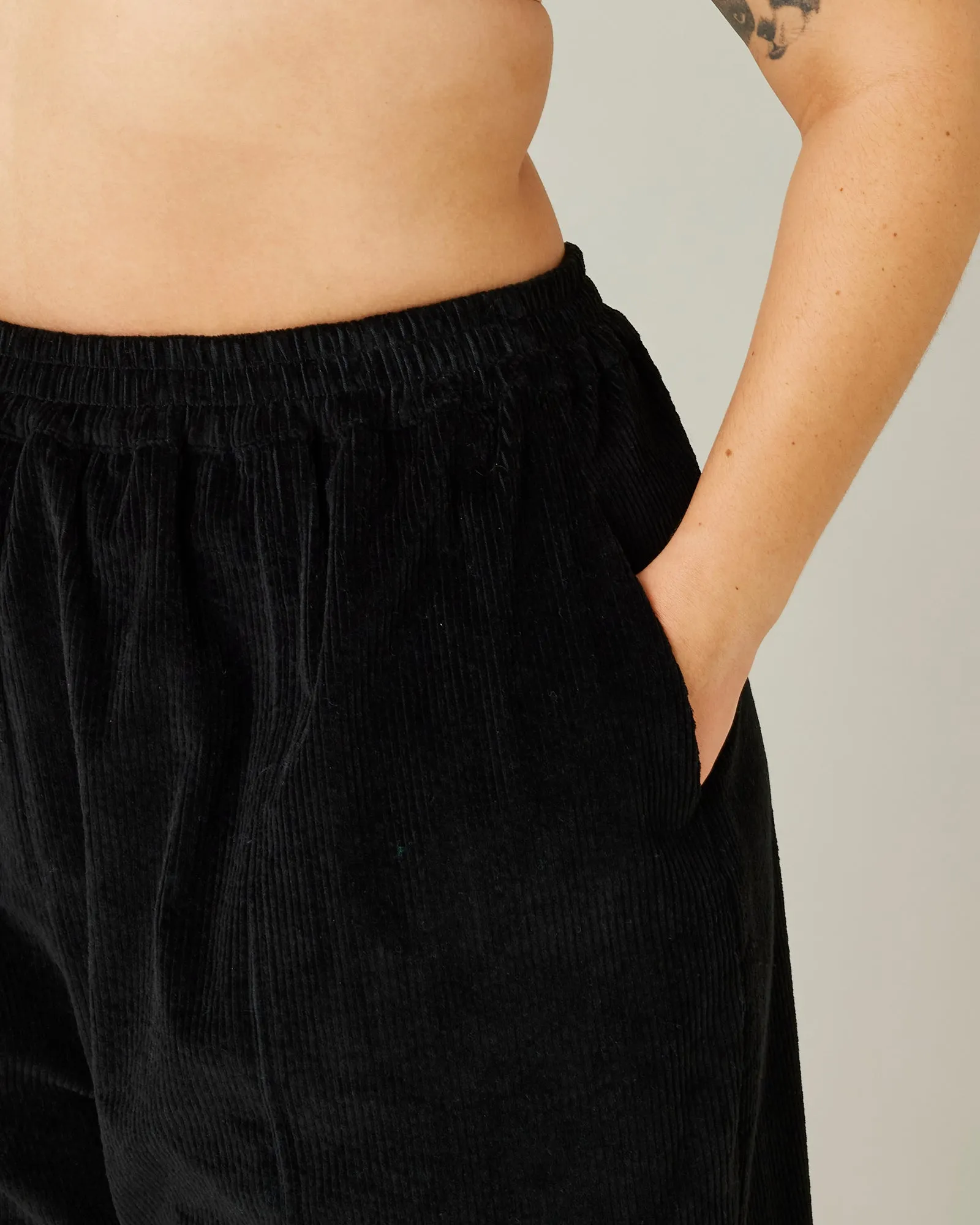 Mabel Black Cord Trousers