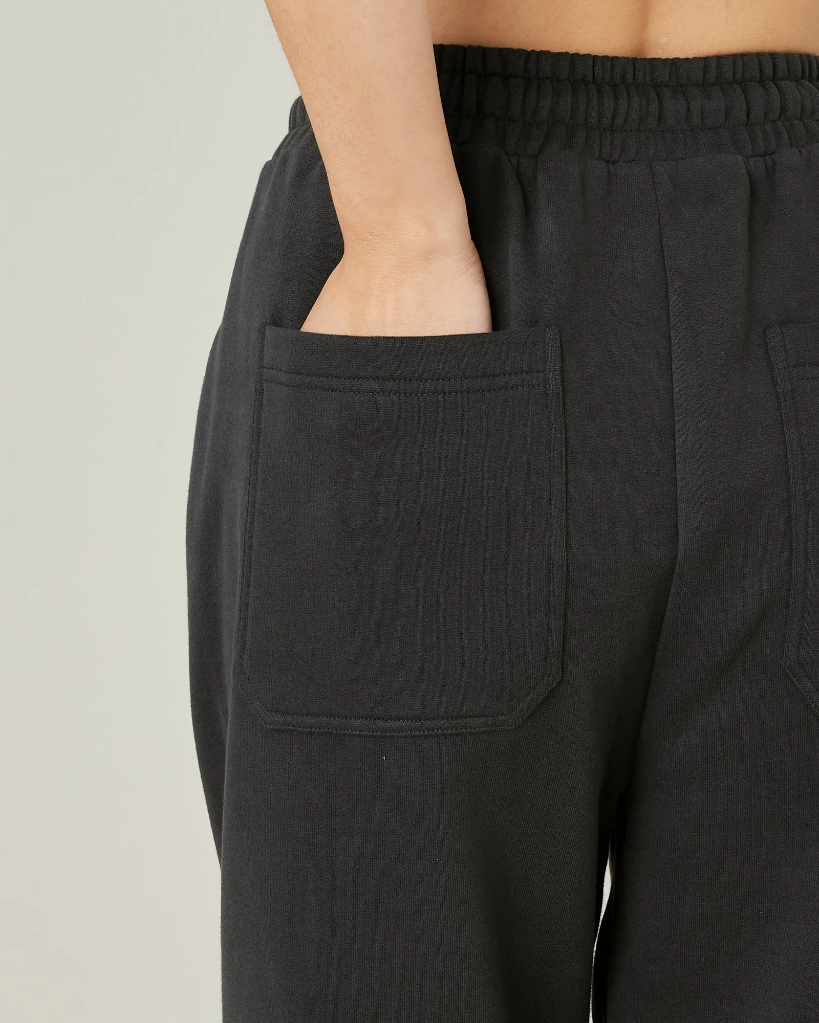 Madi Slate Organic Cotton Jersey Trousers