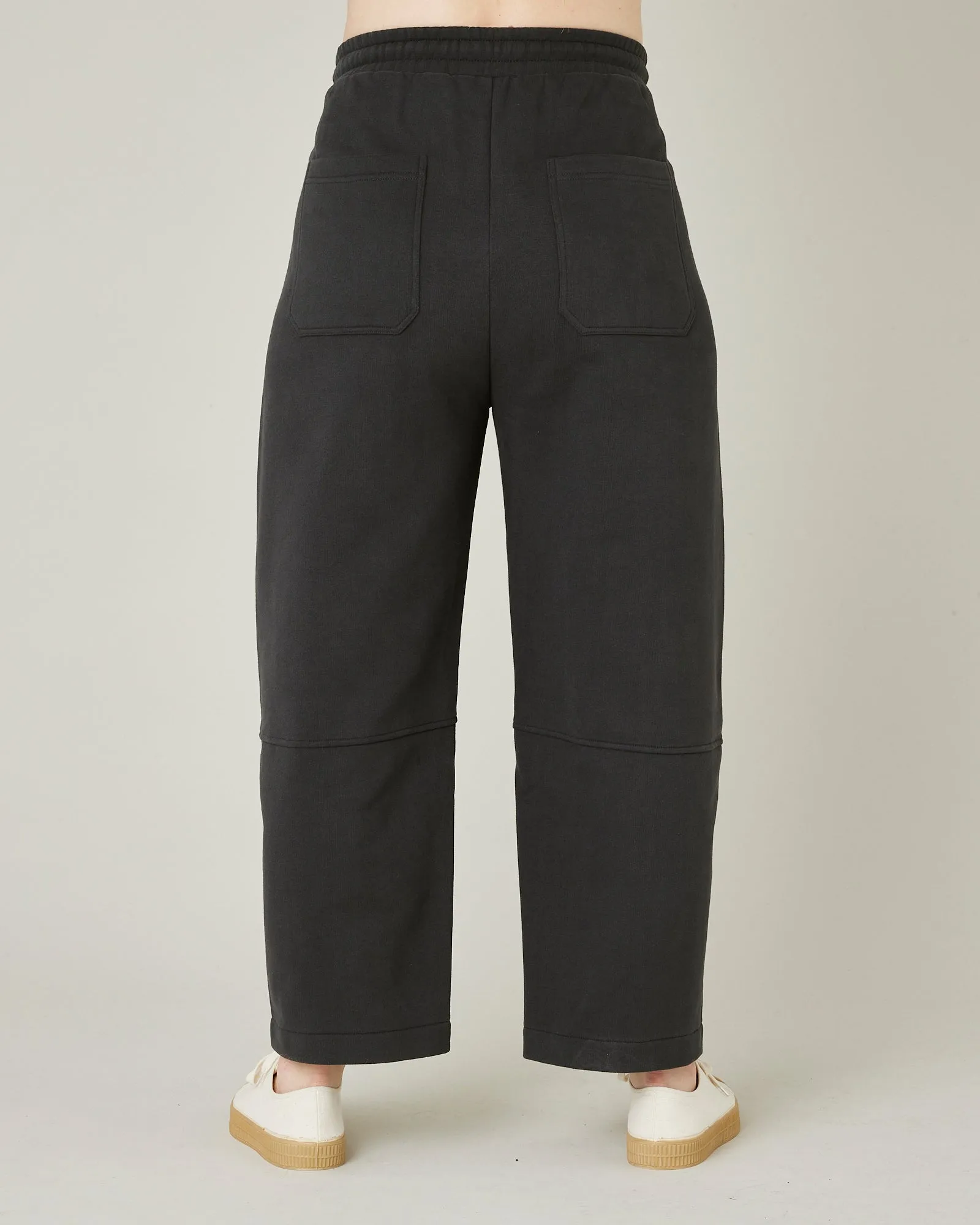 Madi Slate Organic Cotton Jersey Trousers