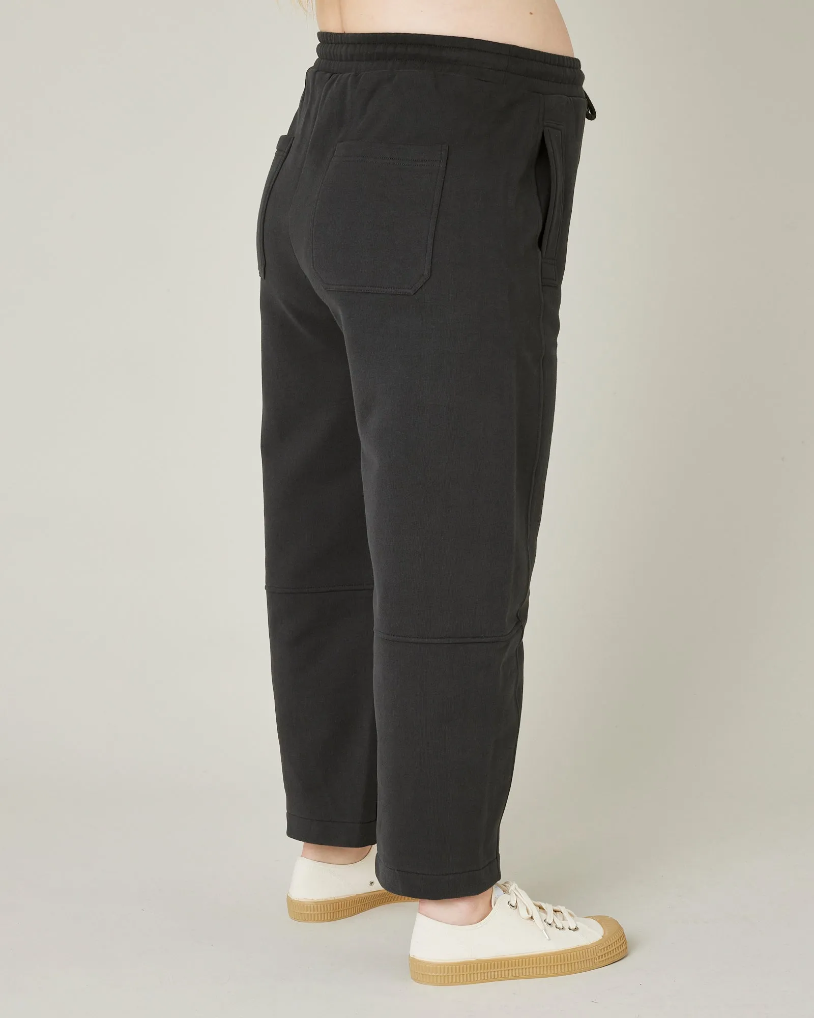 Madi Slate Organic Cotton Jersey Trousers