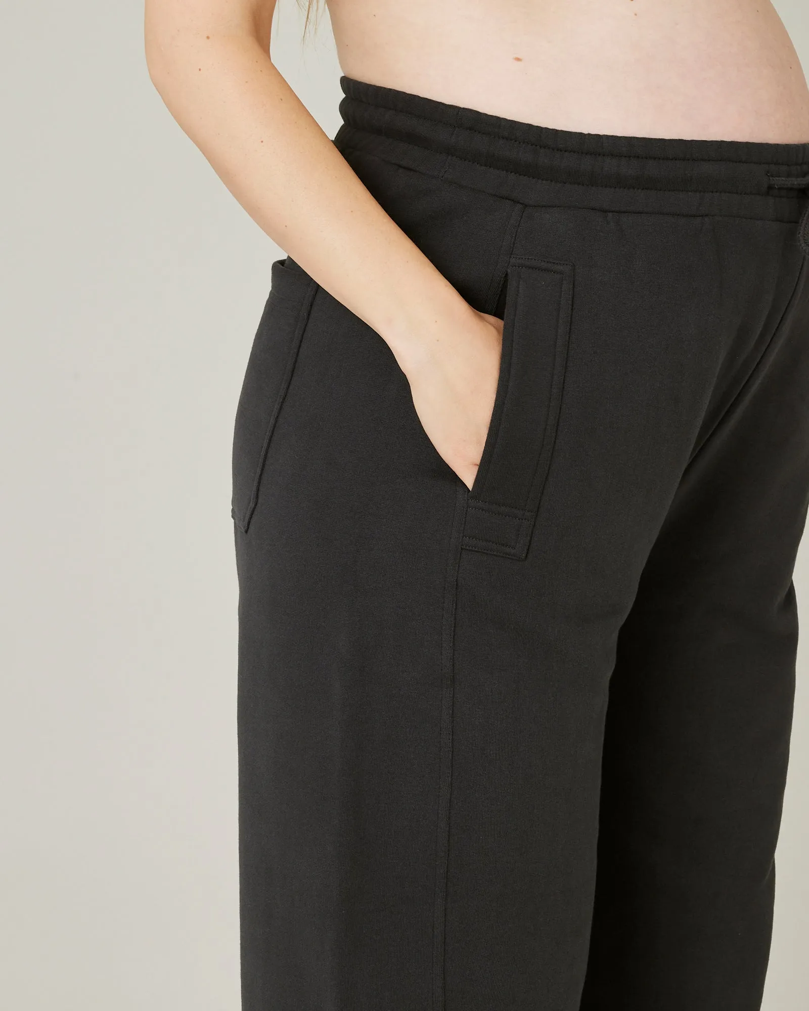 Madi Slate Organic Cotton Jersey Trousers