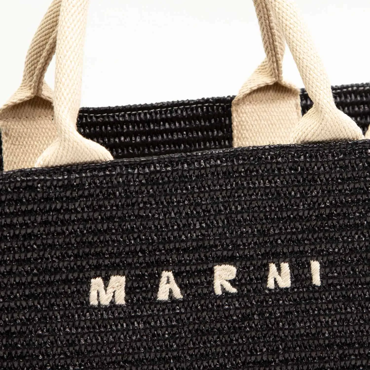 Marni SMALL BASKET BAG, Black 