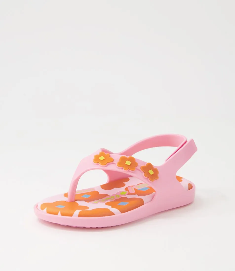 MELISSA Melissa Sunny Fabula Tot Pink Pvc Sandals