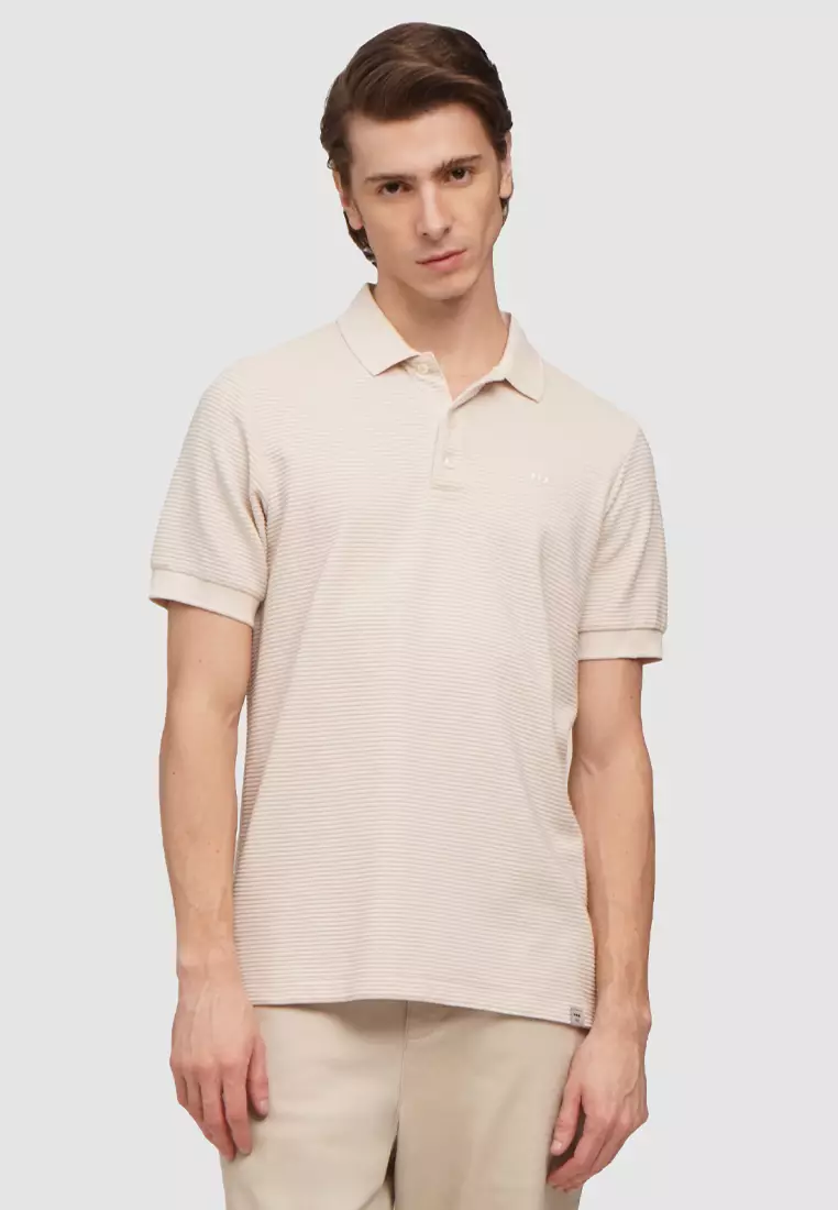 MEMO O.O.O. Textured Polo Shirt