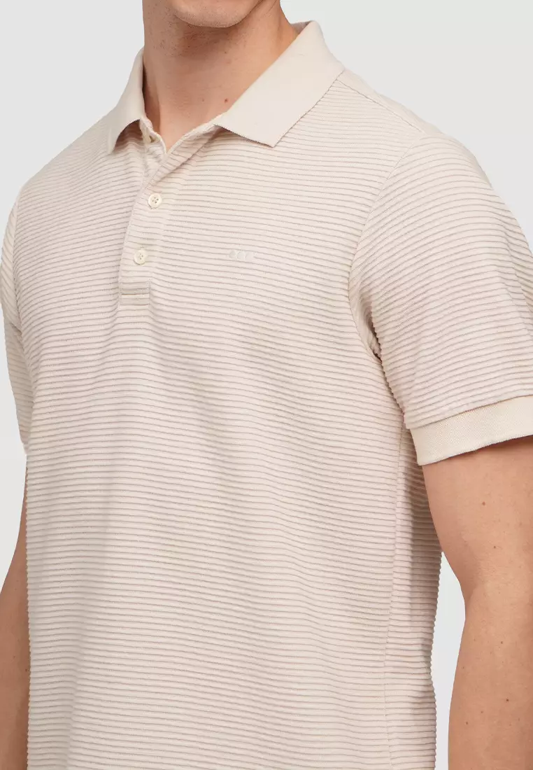 MEMO O.O.O. Textured Polo Shirt