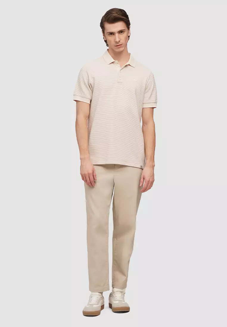 MEMO O.O.O. Textured Polo Shirt