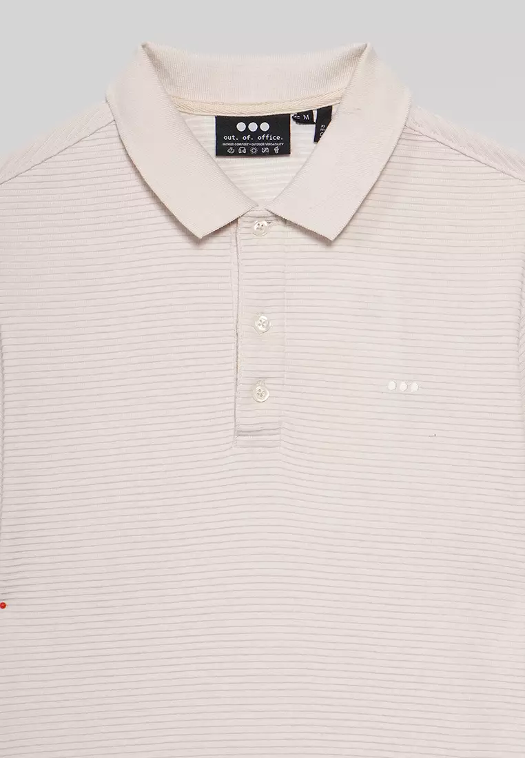 MEMO O.O.O. Textured Polo Shirt