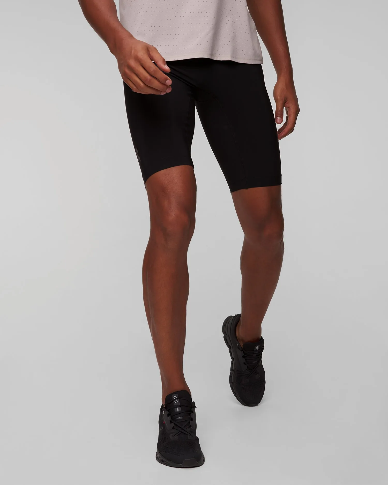 Men's short leggings On Running Race Tights 1ME10260553-black