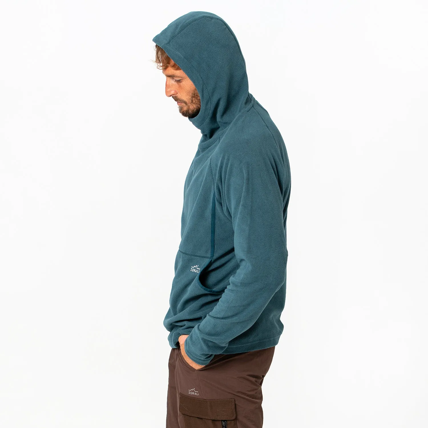 Mens Air-Grid Fleece Alpine Mist