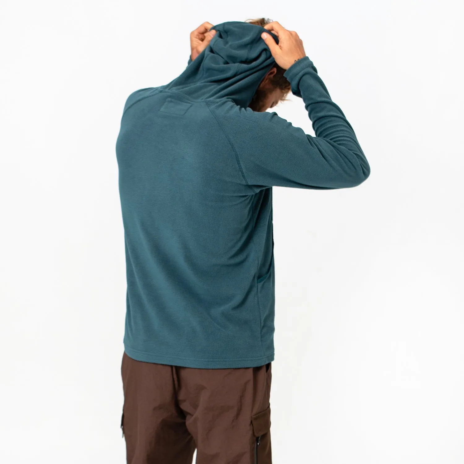 Mens Air-Grid Fleece Alpine Mist