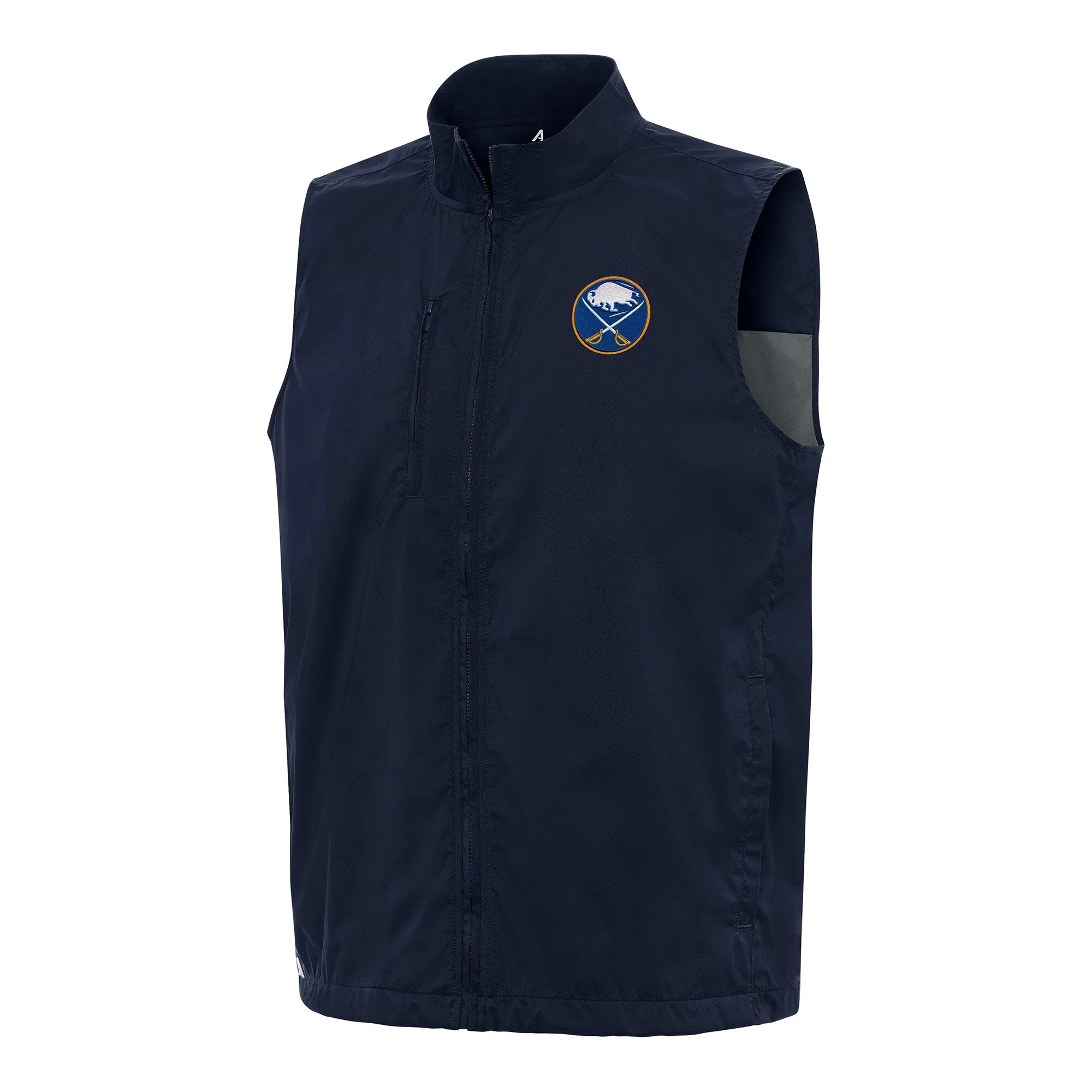 Men's Buffalo Sabres  Antigua Navy Brisk Full-Zip Vest