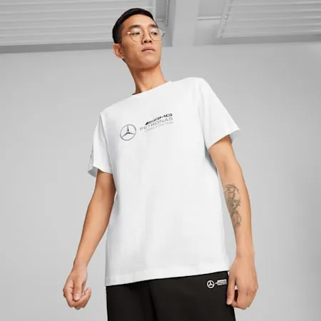 Mercedes-AMG Petronas Motorsport Men's Logo Tee | PUMA White | PUMA Shop All Puma | PUMA 