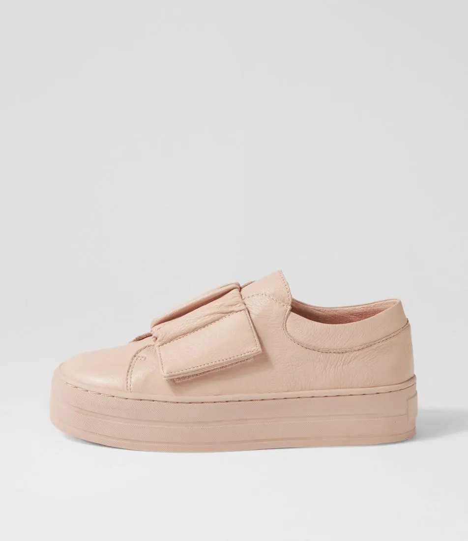 MIDAS Steller Pale Pink Leather Sneakers