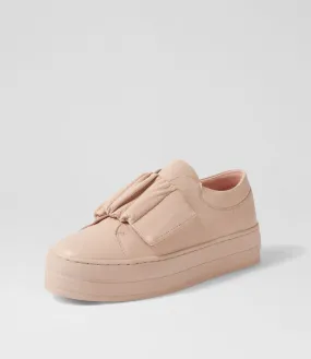 MIDAS Steller Pale Pink Leather Sneakers