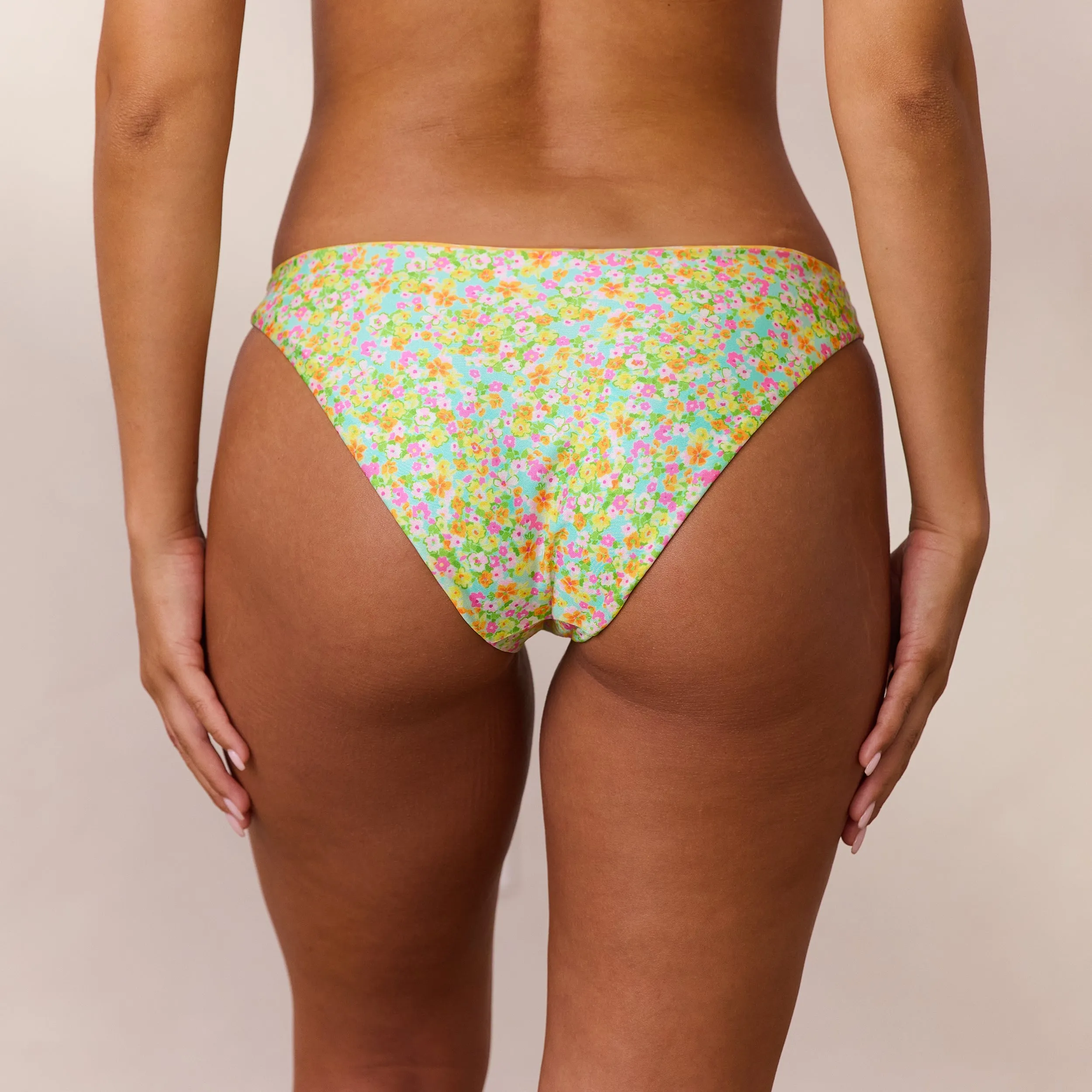 Minimal Full Bikini Briefs - Wild Flower