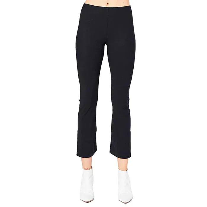 Mita Crop Flare Leggings - Black