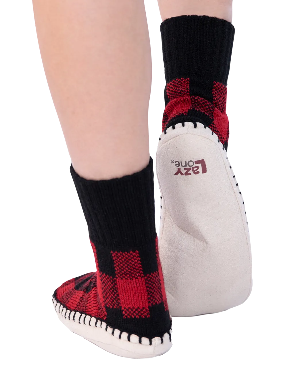 Moose Plaid Short Mukluk Slipper