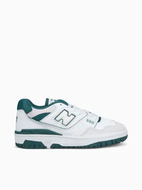 New Balance 550 White Teal leather