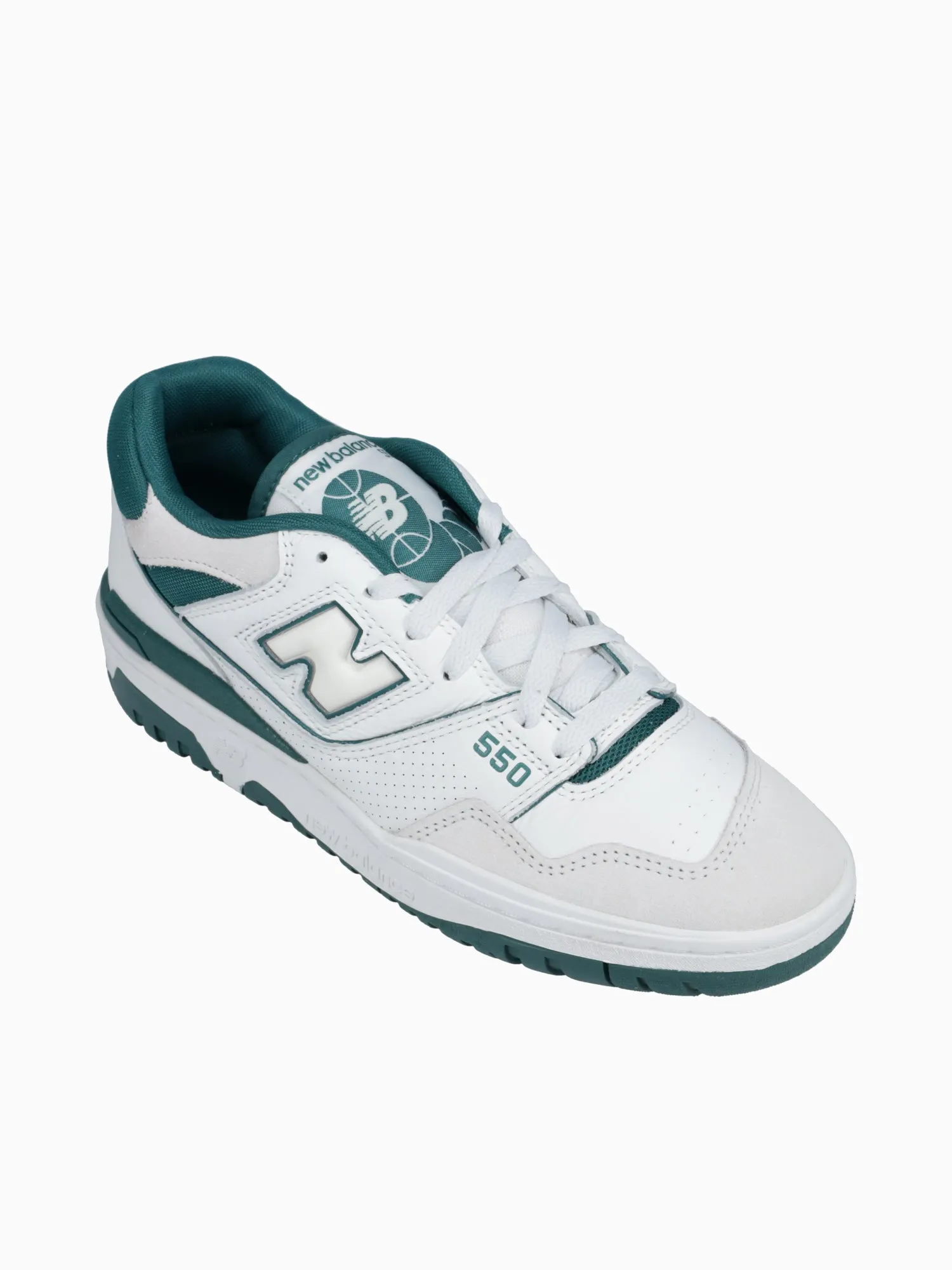 New Balance 550 White Teal leather