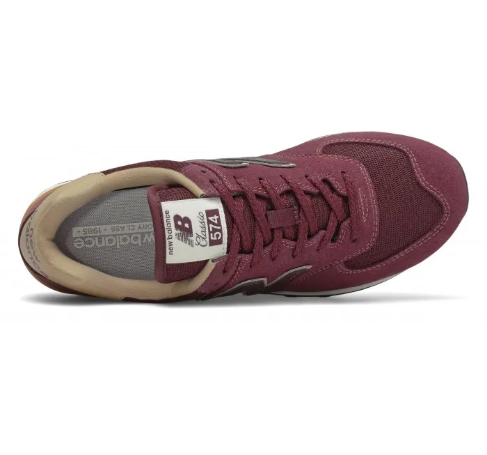 New Balance 574v2 Essentials Burgundy