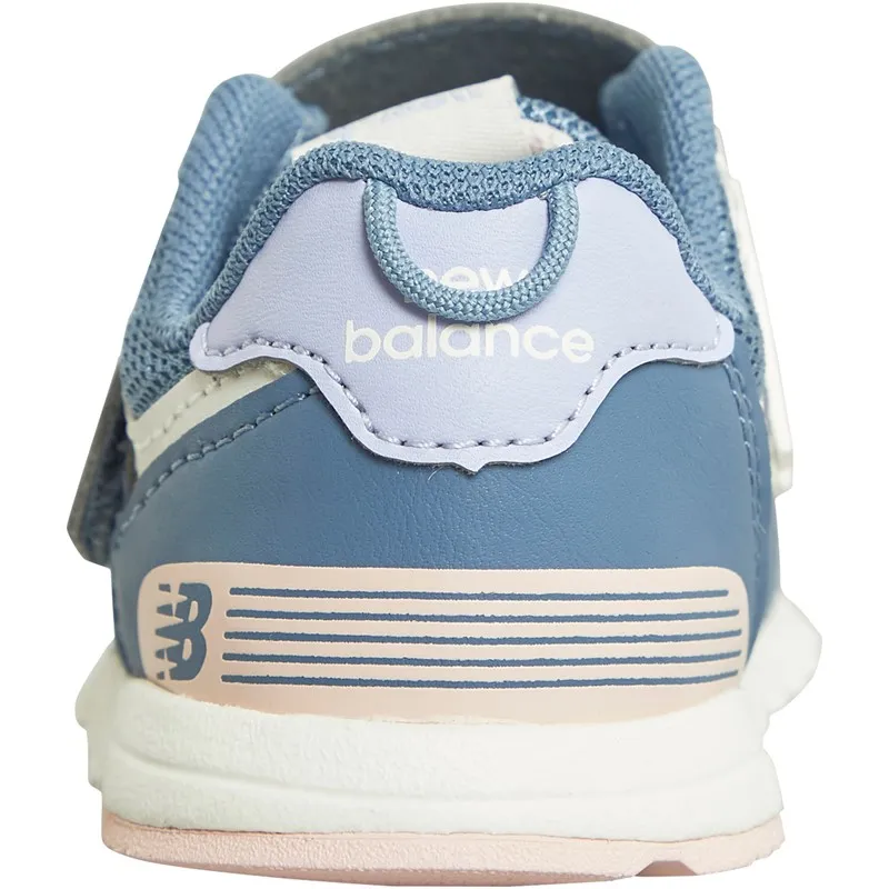 New Balance Infant Girls 574 Hook And Loop Trainers Mercury Blue