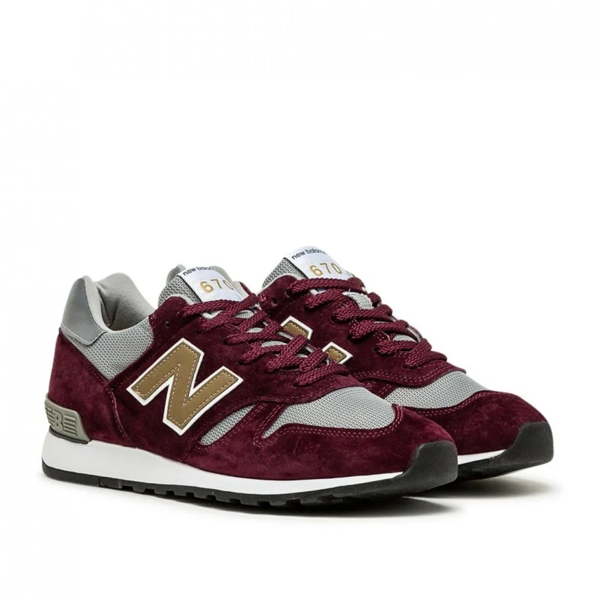 New Balance M670 BGW 'Made in England' (Burgundy / Grey)