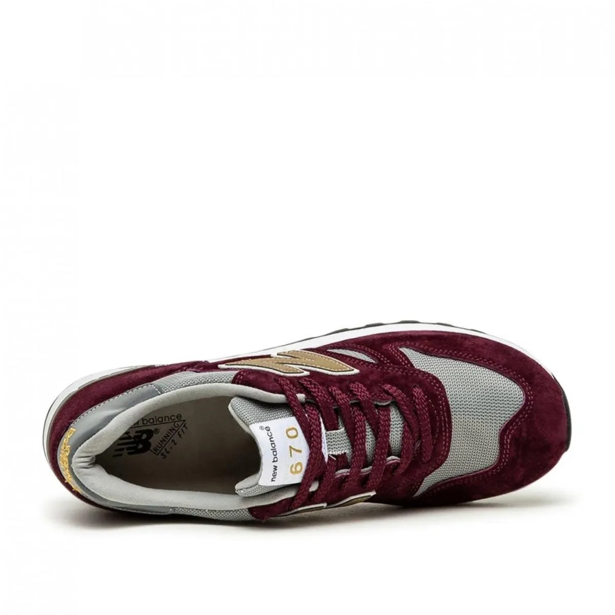 New Balance M670 BGW 'Made in England' (Burgundy / Grey)