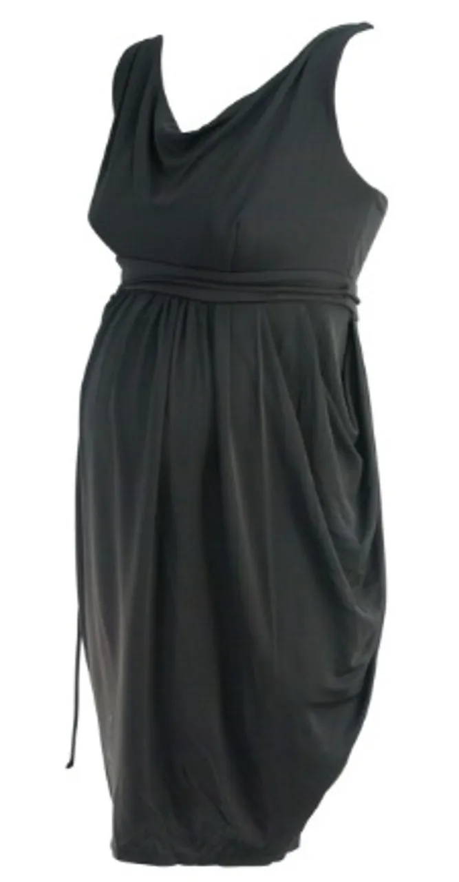 *New* Black A Pea in the Pod Maternity Sleeveless Versatile Maternity Dress 