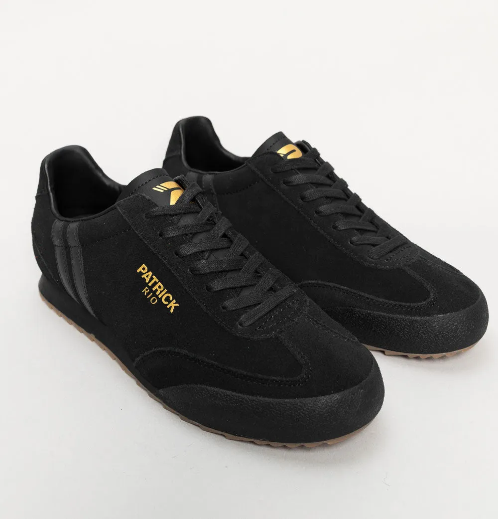 Patrick Rio Trainers Black Mono