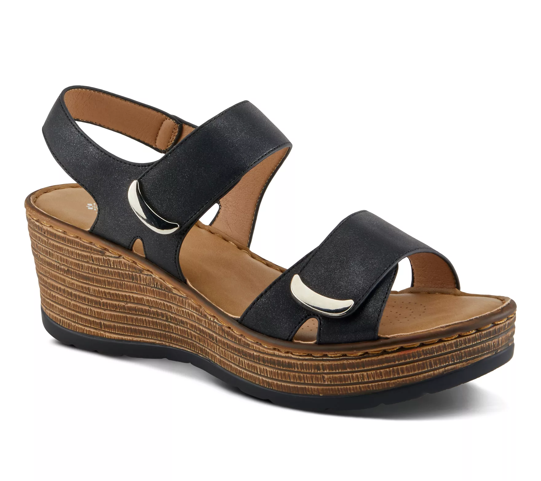 Patrizia by Spring Step Slingback Wedge Sandals- Woodrow