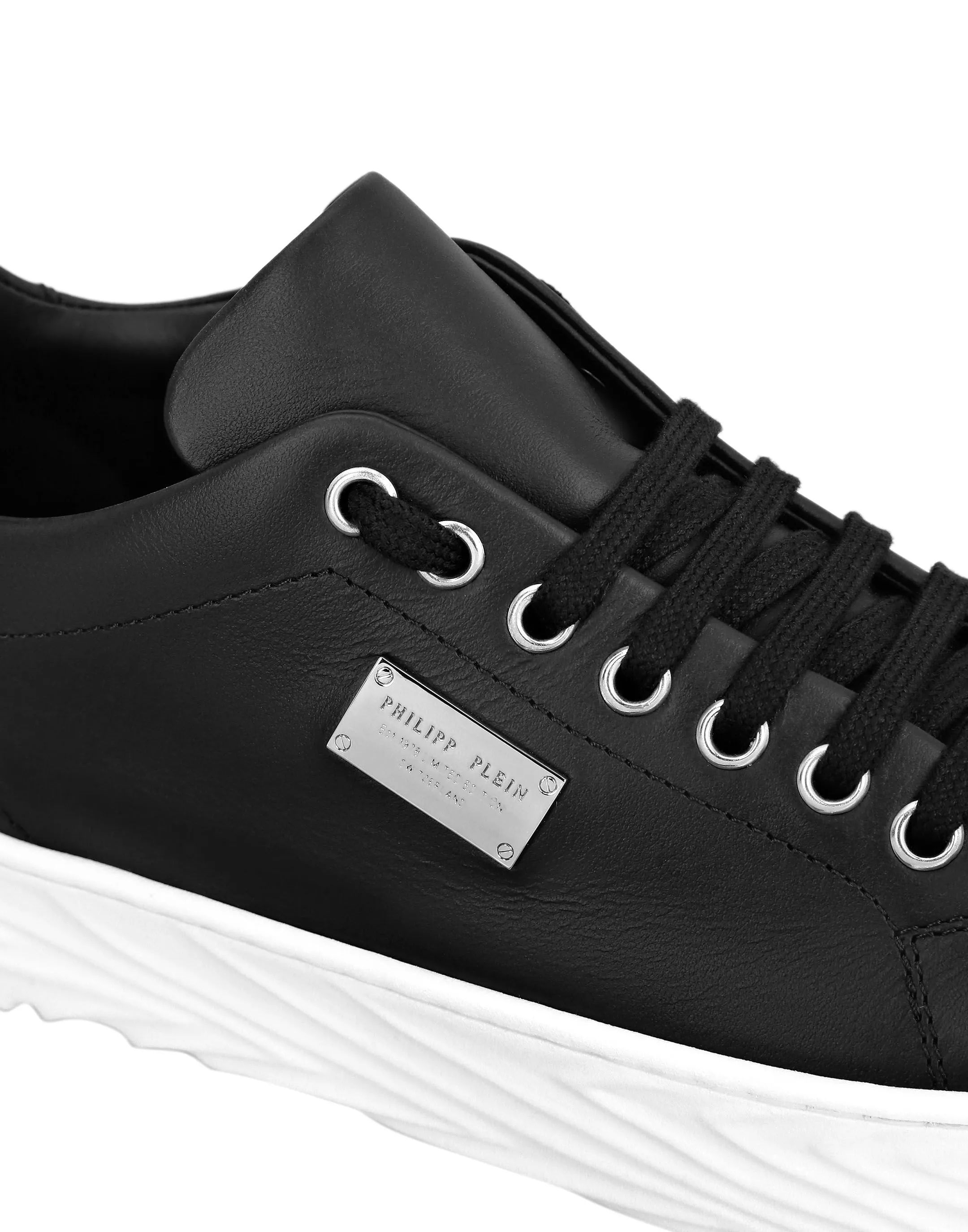 PHILIPP PLEIN Leather Lo-Top Sneakers Philipp Plein TM