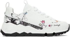 Pierre Hardy Shinsuke Kawahara Editon White Usagi Street Life Sneakers