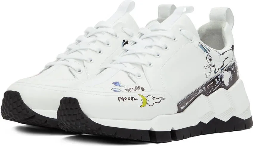 Pierre Hardy Shinsuke Kawahara Editon White Usagi Street Life Sneakers