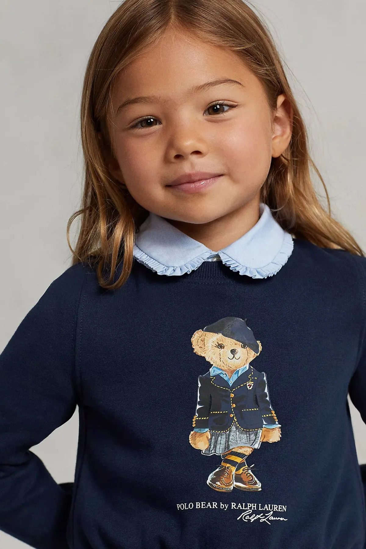 Polo Ralph Lauren Kids 3-4 Ya Kz ocuk Polo Bear Sweatshirt Elbise