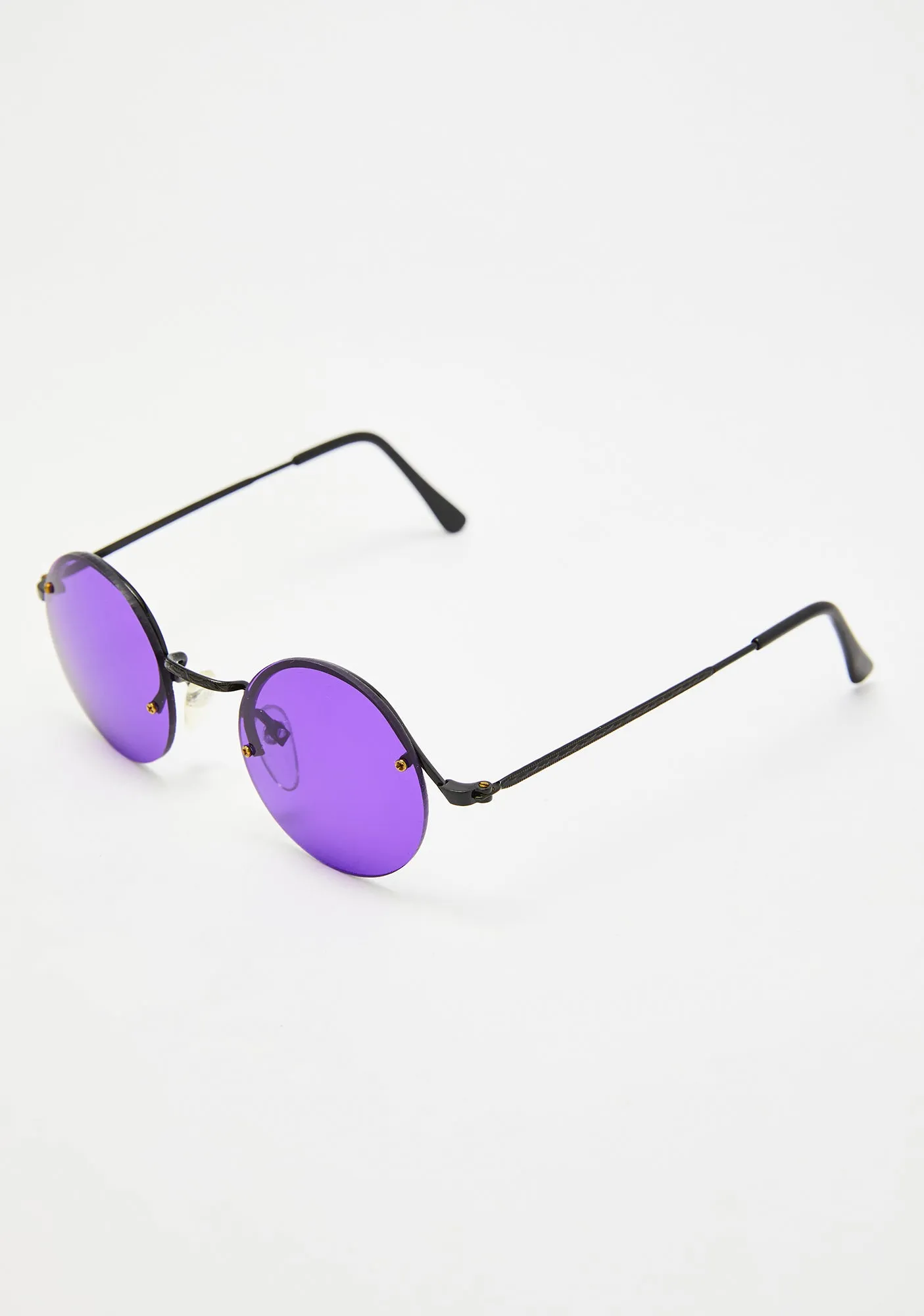 Purple Rounders Sunglasses-