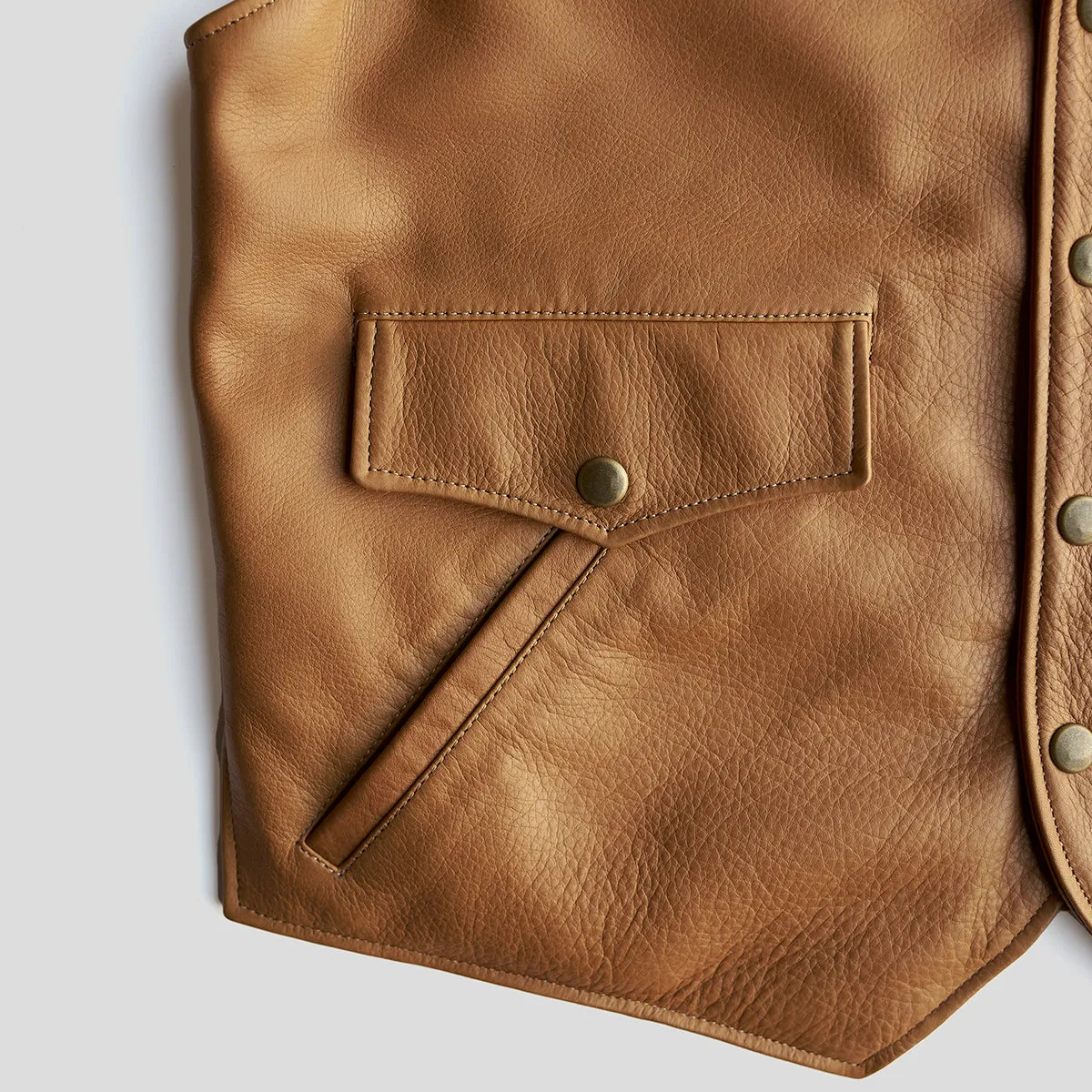 Ranch Vest No.42 | Saddle Tan