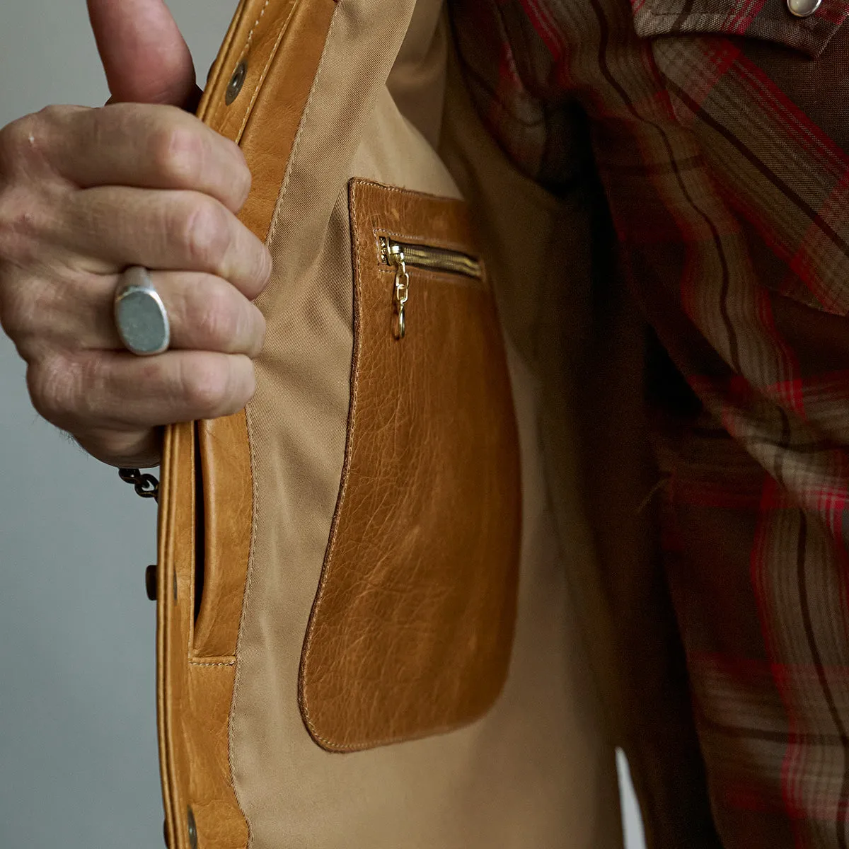 Ranch Vest No.42 | Saddle Tan