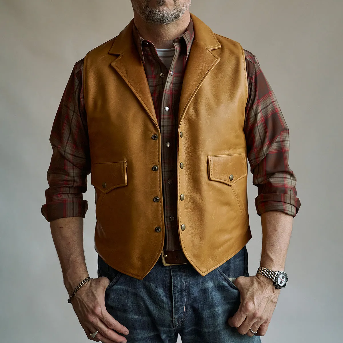 Ranch Vest No.42 | Saddle Tan