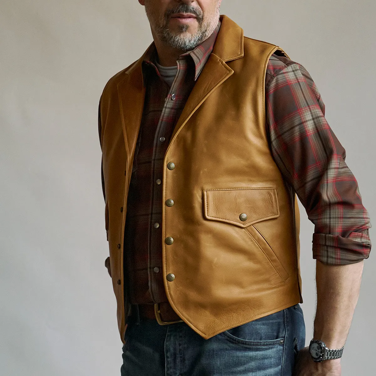 Ranch Vest No.42 | Saddle Tan