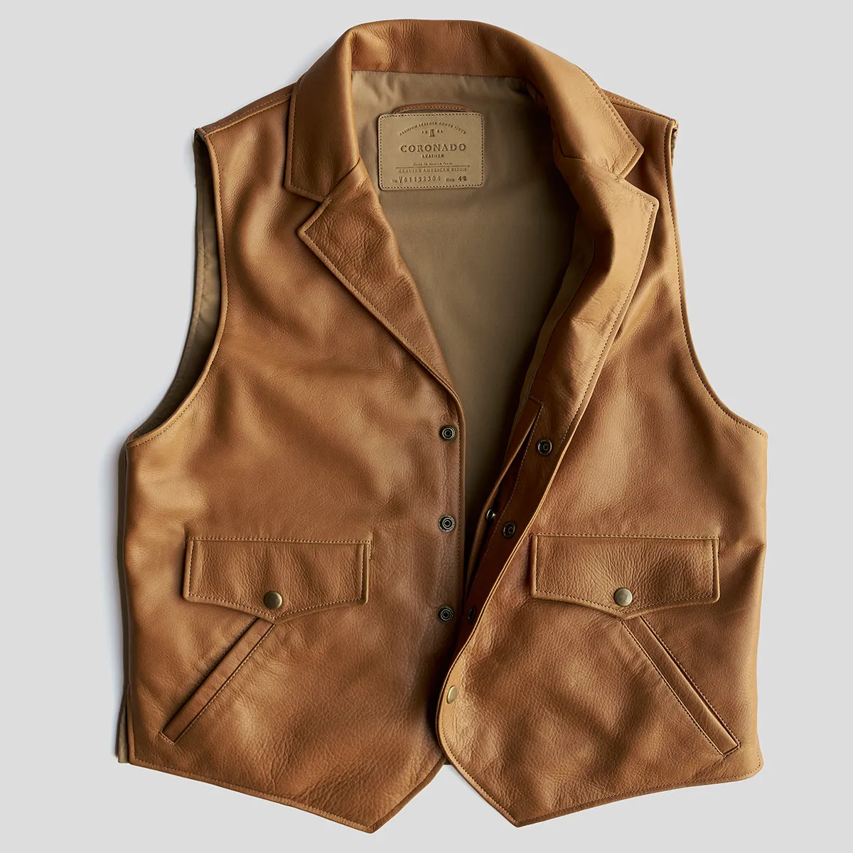 Ranch Vest No.42 | Saddle Tan