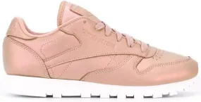 Reebok Classic leather pearlized sneakers Pink