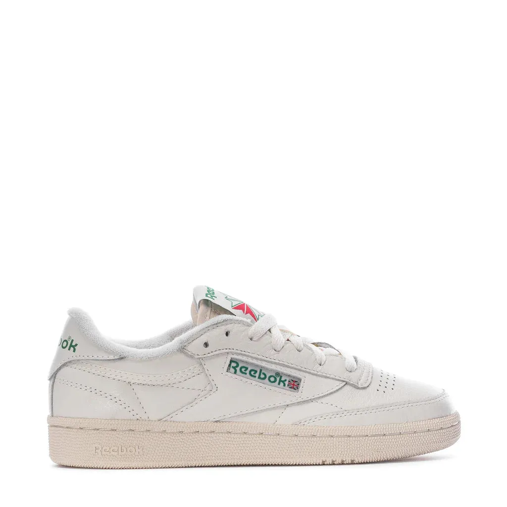 Reebok Women's Club C 85 Vintage - Chalk / Alabaster / Glen Green